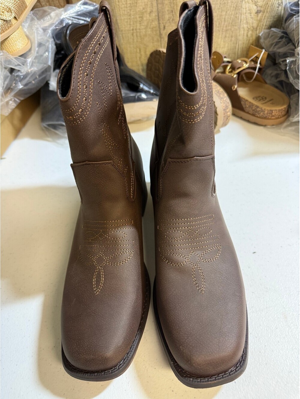IUV Brown Western Cowboy Boots Size 12